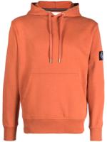 Calvin Klein Jeans Hoodie met Compass-logopatch - Oranje
