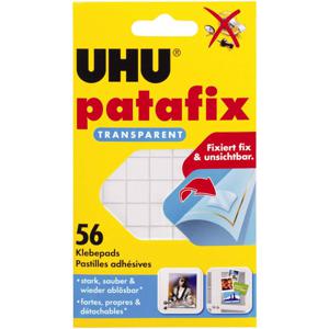 UHU patafix 48815 48815 Dubbelzijdige kleefpads UHU Patafix Transparant 56 stuk(s)