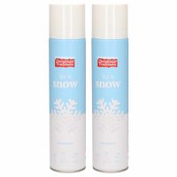 2x Sneeuwspray/spuitsneeuw bussen 300 ml - thumbnail