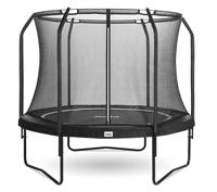 Salta Premium Black Edition - Trampoline met veiligheidsnet - Rond - Zwart (⌀ 251 cm)