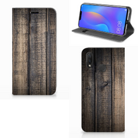 Huawei P Smart Plus Book Wallet Case Steigerhout - thumbnail