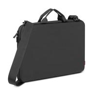 Rivacase Harde beschermhoes voor laptops van 11,6 tot 15,3 inch, waterafstotende notebooktas compatibel met MacBook Air 13/14/15, aktetas voor laptops, dames en heren, zwart, zwart, 14,2 Zoll