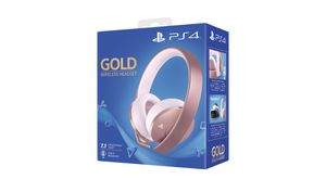 Sony Gold Wireless Headset Bedraad en draadloos Hoofdband Gamen Roségoud