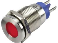 TRU COMPONENTS GQ16F-D/R/12V/S LED-signaallamp Rood 12 V/DC