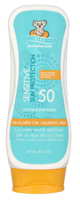 Australian Gold Sensitive Lotion Kids SPF50 237 ml Zonbescherming Australian Gold Sensitive Lotion Kids SPF50 237 ml Zonbescherming