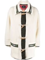 ETRO manteau à fermeture duffle-coat - Blanc