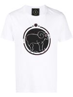 10 CORSO COMO t-shirt à imprimé graphique - Blanc