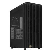 ASUS ProArt PA401 Wood Edition, ATX-chassis met netpaneel, ondersteunt GPU's tot 314 mm, compatibel met 240 mm radiatoren, twee 160 mm ventilatoren, afneembare PSU-houder