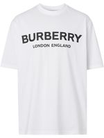 Burberry t-shirt à logo imprimé - Blanc