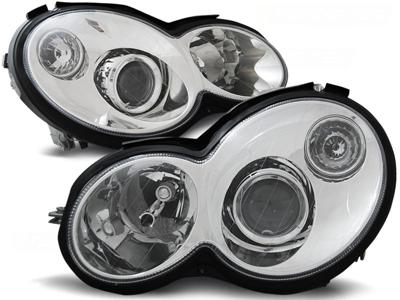 Tuning-Tec Koplampen MERCEDES CL203 C-Klasse 00-04 CHROOM