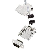 Amphenol L17D45PK-M-09+L717DE09PST D-sub male connectorset 45 ° Aantal polen: 9 Schroeven 1 stuk(s)