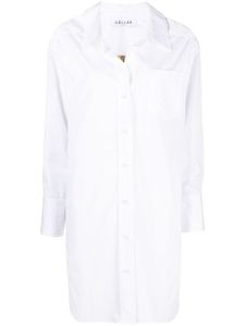 Câllas Milano robe-chemise Pia en popeline - Blanc