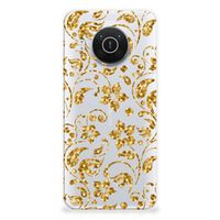 Nokia X10 | X20 TPU Case Gouden Bloemen - thumbnail