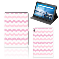 Lenovo Tablet M10 Tablet Hoes Waves Roze