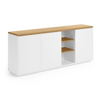 Kave Home Dressoir 'Abilen' Eiken, 180 x 75cm, kleur Wit