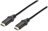 SpeaKa Professional SP-9510012 HDMI-kabel HDMI Aansluitkabel HDMI-A-stekker, HDMI-A-stekker 2.00 m Zwart - thumbnail