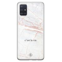 Samsung Galaxy A51 siliconen telefoonhoesje - C'est la vie