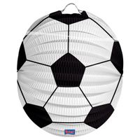 1x stuks voetbal lampion 22 cm