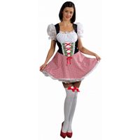 Rood Oktoberfest jurkje voor dames 40 (L)  -