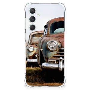 Samsung Galaxy S23 FE Anti-shock Hoesje met foto Vintage Auto