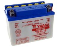 Yuasa Batteria per Moto YB4LB DC 12 V 4 Ah Adatto per Motociclette, Motorroller, Quad, Moto dacqua, Jet Ski, Motoslitte,