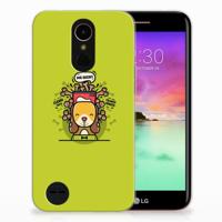 LG K10 2017 Telefoonhoesje met Naam Doggy Biscuit