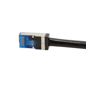 LogiLink CQ7083S RJ45 Netwerkkabel, patchkabel CAT 6A S/FTP 7.50 m Zwart Afgeschermd, UV-bestendig, Oliebestendig 1 stuk(s)