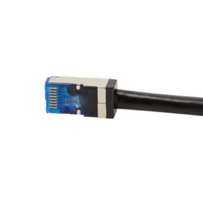 LogiLink CQ7113S RJ45 Netwerkkabel, patchkabel CAT 6A S/FTP 20.00 m Zwart Afgeschermd, UV-bestendig, Oliebestendig 1 stuk(s)