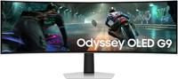 Samsung Monitor Gaming Odyssey OLED G9 (S49DG912), Curvo (1800R), 49 inch, 5120x1440 (DQHD), 32:9, HDR10+, QD-OLED, 144Hz, 0,03ms (GtG), G-Sync-compatibiliteit, HDMI 2.1, Micro HDMI, DP, audio-ingang
