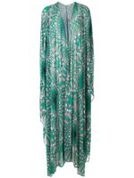 Amir Slama caftan imprimé oversize - Vert