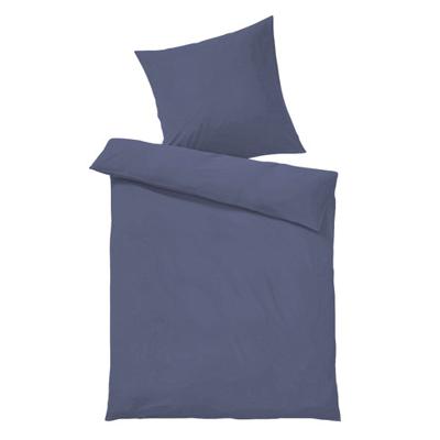Soft-satijnen beddengoed-collectie, middernachtblauw 40 x 80 cm