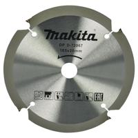Makita Cirkelzaagblad voor Vezelcementplaat | Specialized | Ø 165mm Asgat 20mm 4T - D-72067