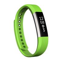 By Qubix - Compatible met Fitbit Alta siliconen bandje, Maat: Large, Lengte: 22CM - Groen - Compatible fitbit bandje