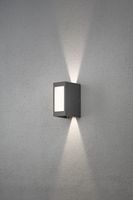 Konstsmide Cremona 7992-370 LED-buitenlamp (wand) Energielabel: G (A - G) LED LED vast ingebouwd 24 W Antraciet - thumbnail