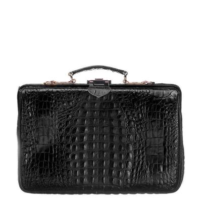 Mutsaers The Classic Aktetas 15'' zwart croco