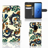 Wallet Case Samsung Galaxy S9 Barok Flower - thumbnail