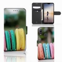 Huawei P20 Lite Book Cover Macarons