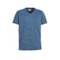 Petrol Industries gemêleerd T-shirt blauw