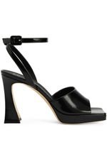 Giuseppe Zanotti sandales Emiyle en cuir 100 mm - Noir