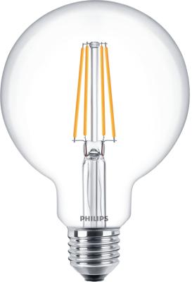 Philips Lighting 929001387901 LED-lamp Energielabel E (A - G) E27 Globe 7 W = 60 W Warmwit (Ø x l) 95 mm x 140 mm Filament / Retro-LED 1 stuk(s)