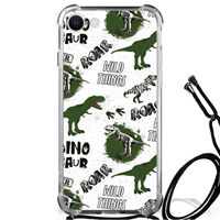 Case Anti-shock voor iPhone SE 2022 | 2020 | 8 | 7 Dinosaurus