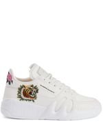 Giuseppe Zanotti baskets Talon à lacets - Blanc