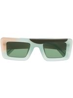 Off-White Eyewear lunettes de soleil Seattle à monture rectangulaire - Vert