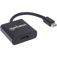 Manhattan 152570 Mini-displayport Adapter [1x Mini-DisplayPort stekker - 1x HDMI-bus] Zwart Afgeschermd, UL gecertificeerd 15.00 cm - thumbnail