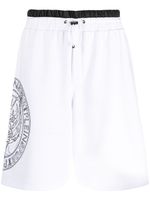 Plein Sport short de sport à logo imprimé - Blanc