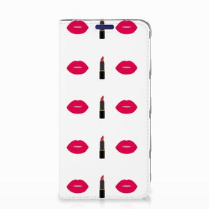 Samsung Galaxy S10e Hoesje met Magneet Lipstick Kiss