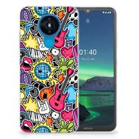 Nokia 1.4 Silicone Back Cover Punk Rock - thumbnail