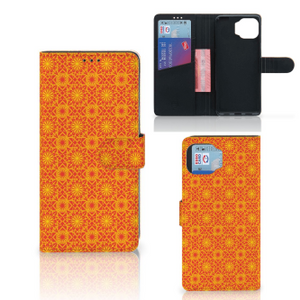 Motorola Moto G 5G Plus Telefoon Hoesje Batik Oranje