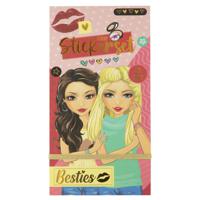 Grafix Besties Luxe Sticker Boek 23x12cm 20 Pagina&apos;s - thumbnail