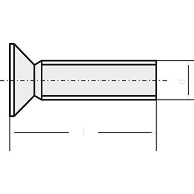 TOOLCRAFT 888083 Verzonken schroeven M3 8 mm T DIN 965 Staal Verzinkt 100 stuk(s)